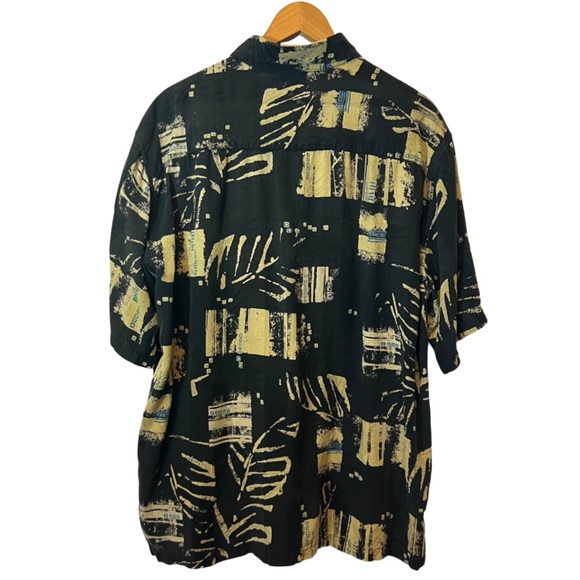 Tori Richard Mens 100% Silk Patterned Button Down Collared Shirt - Picture 2 of 8